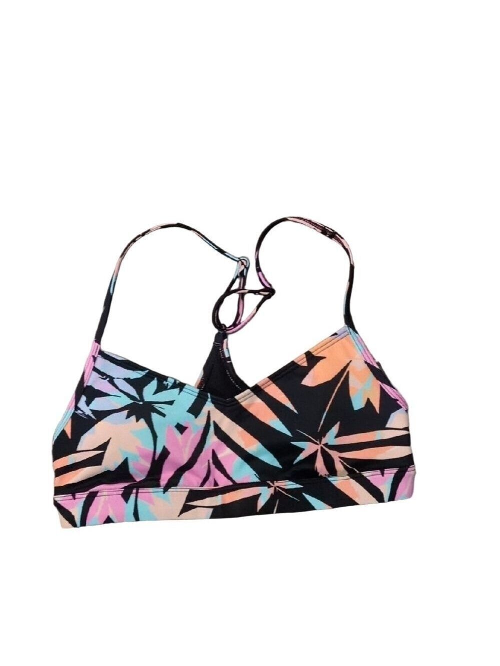 Roxy Active Bralette Swim Top Size Small